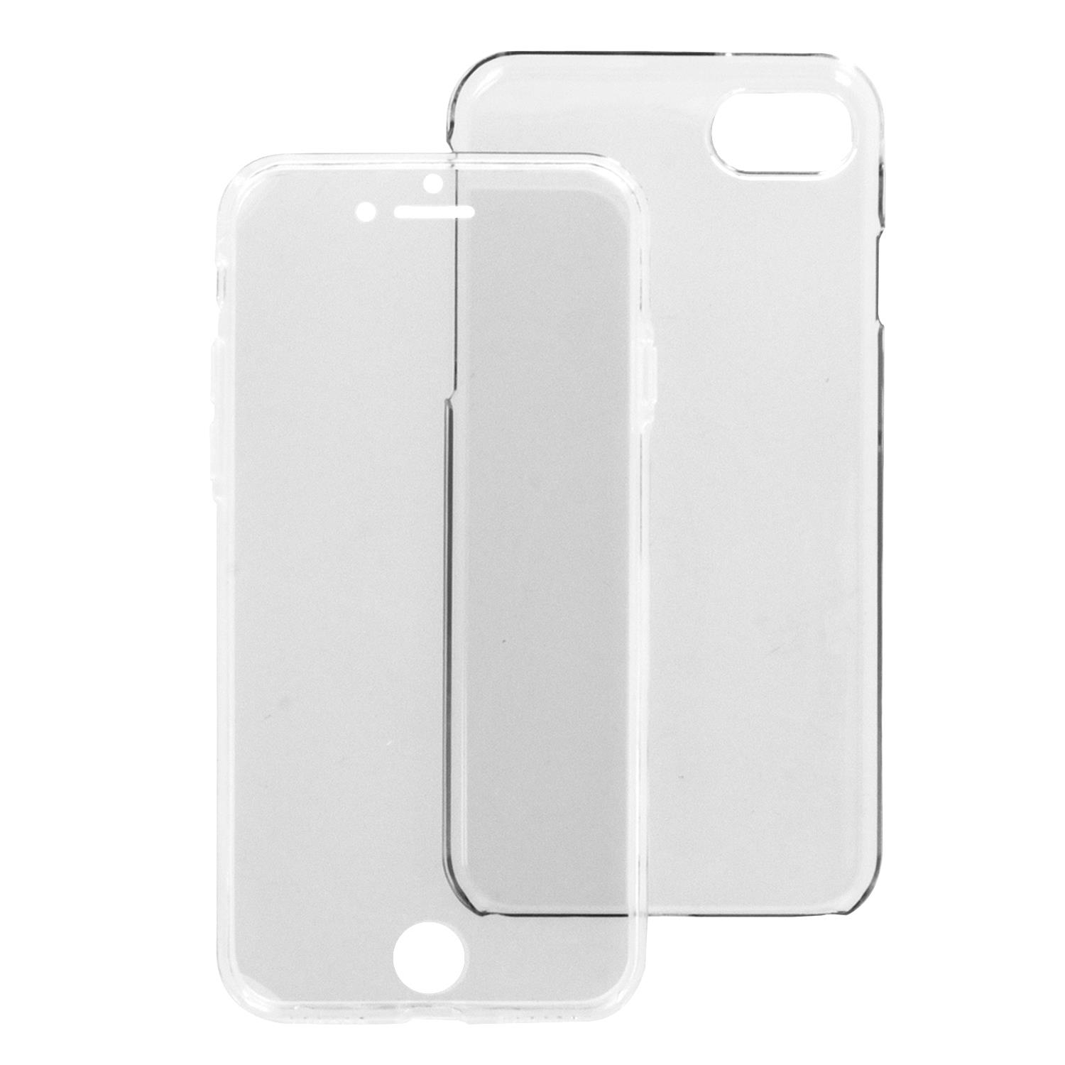 AREA Custodia cover fronte retro per iPhone 7 Area Dual Cover Compact 2 trasparente